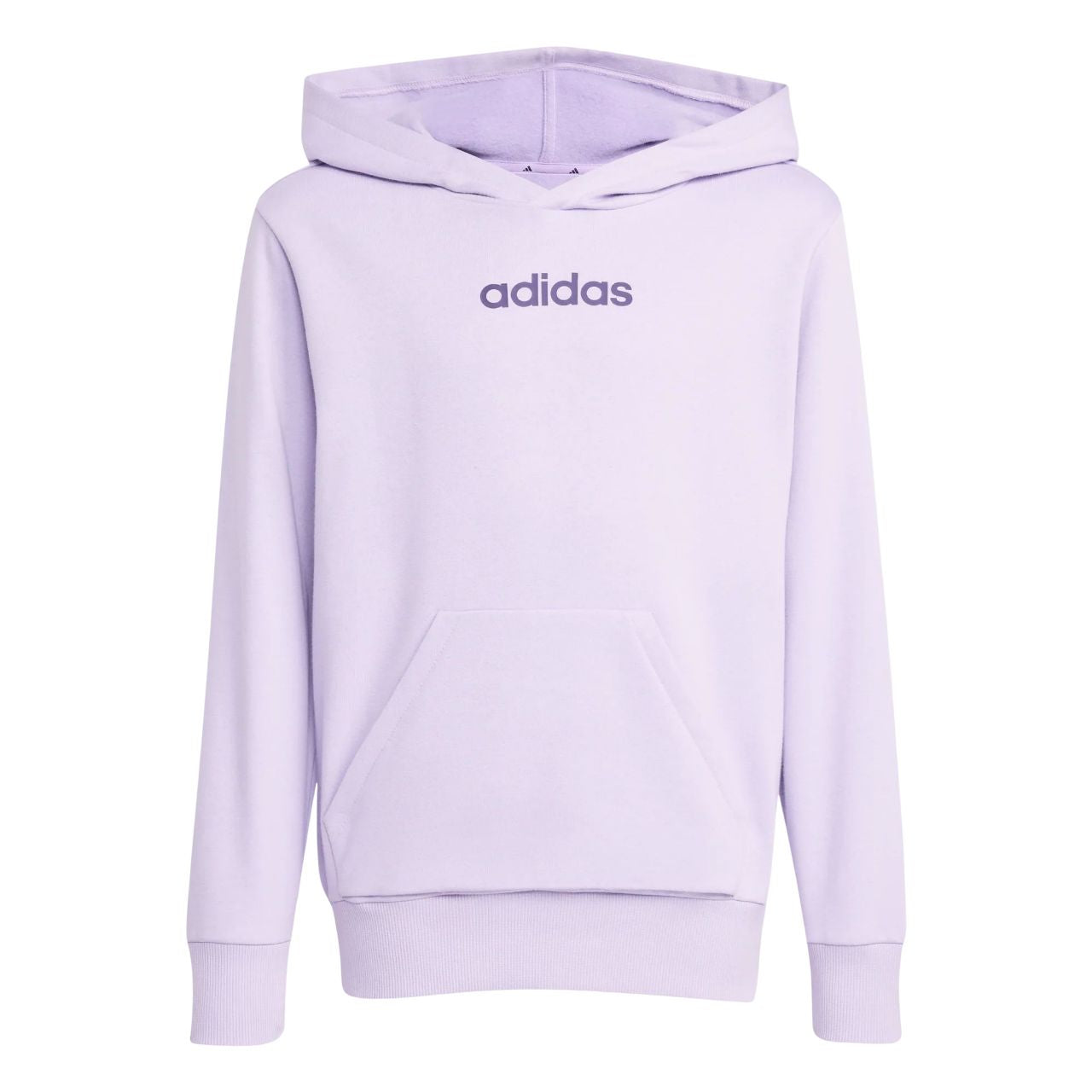 Adidas junior fleece cotton hoodie - LINEAR FLEECE HOODIE