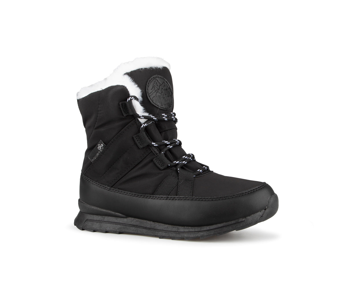 FUJISU - Lined booties for girls - Blue Rocky