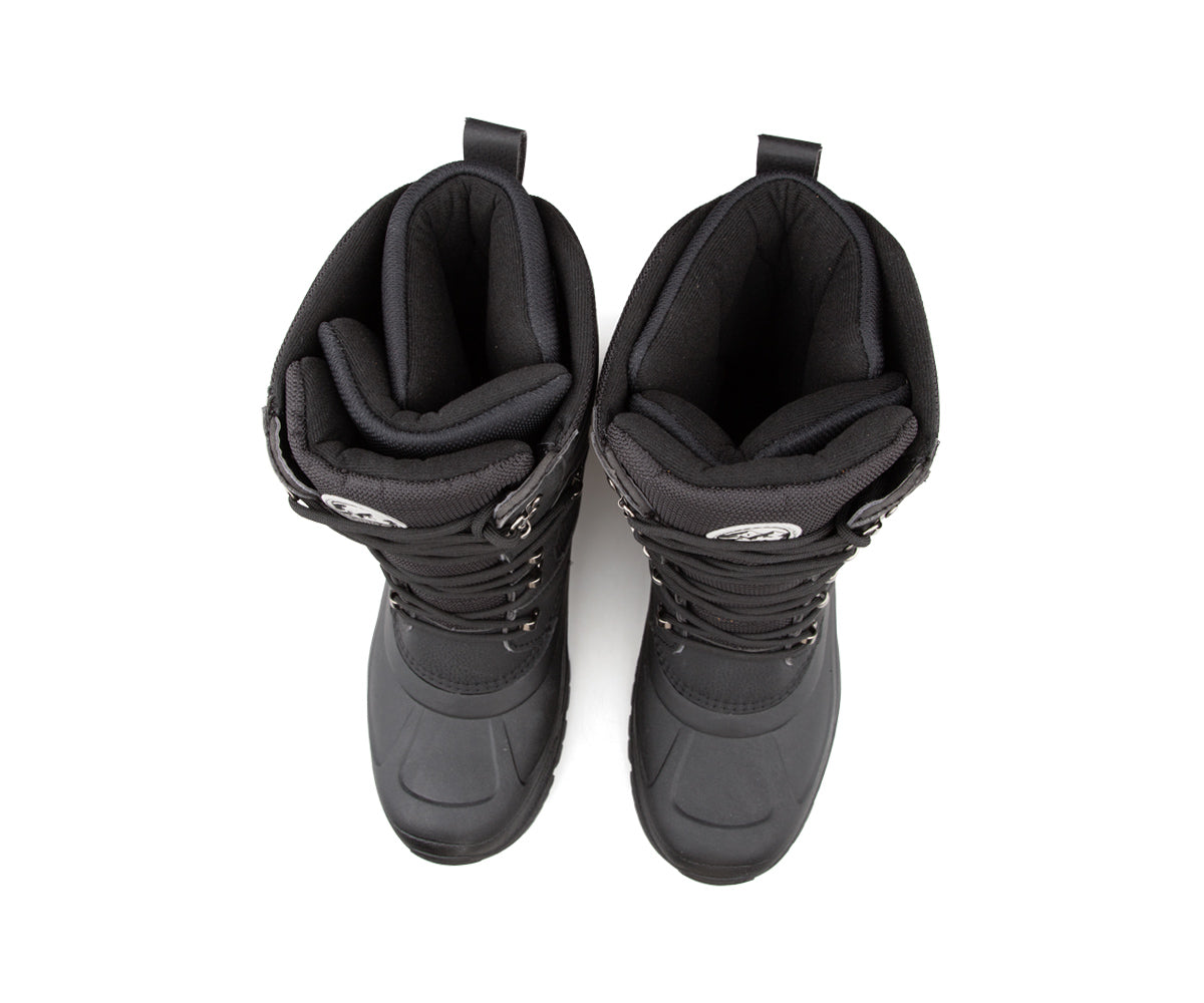 Paire de bottes d'hiver Blue Rocky Kekleon pour hommes, noir, vue de dessus montrant la doublure
