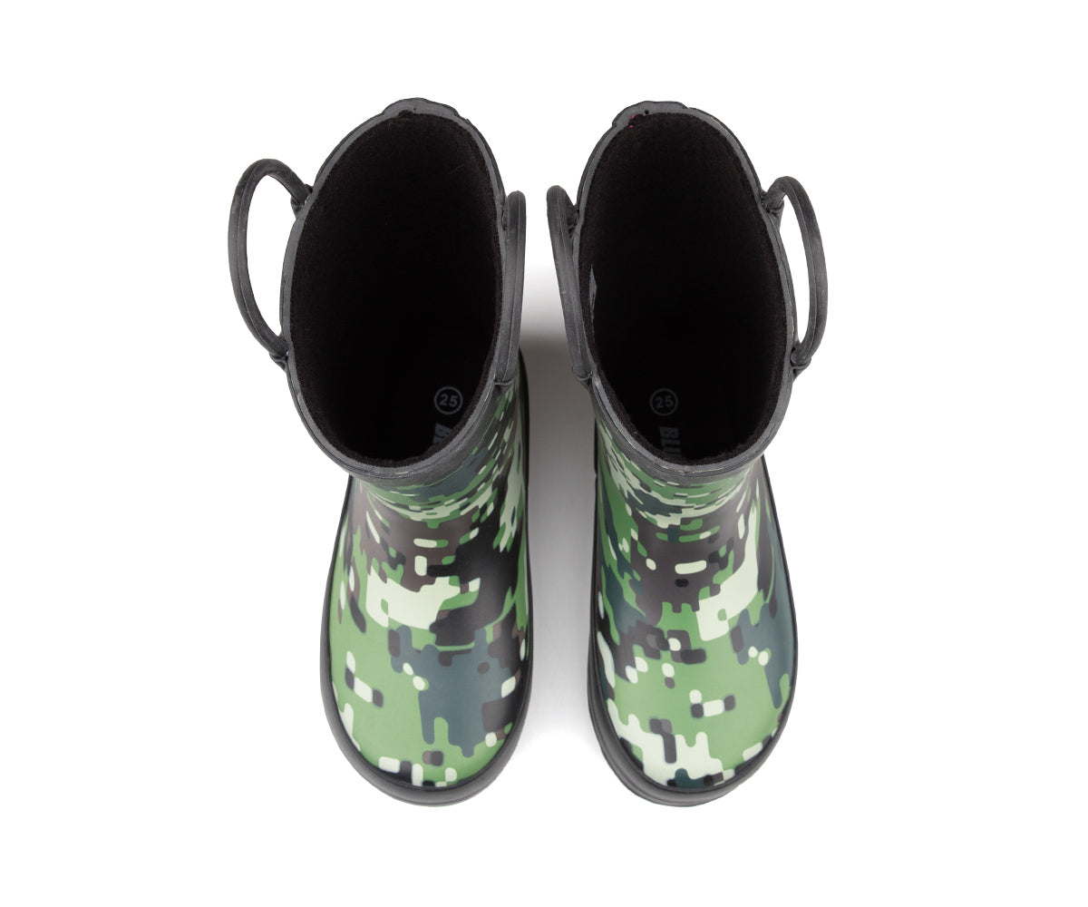 Bottes de pluie Blue Rocky pour garçons tout-petits - LILE