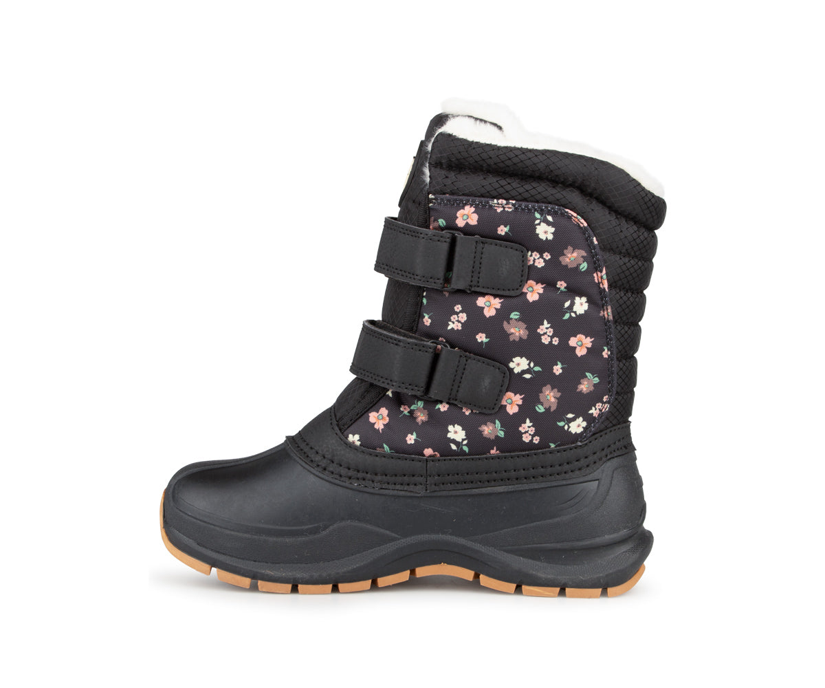 Blue Rocky winter boots for toddlers girls - MALLOW 2 STRAPS