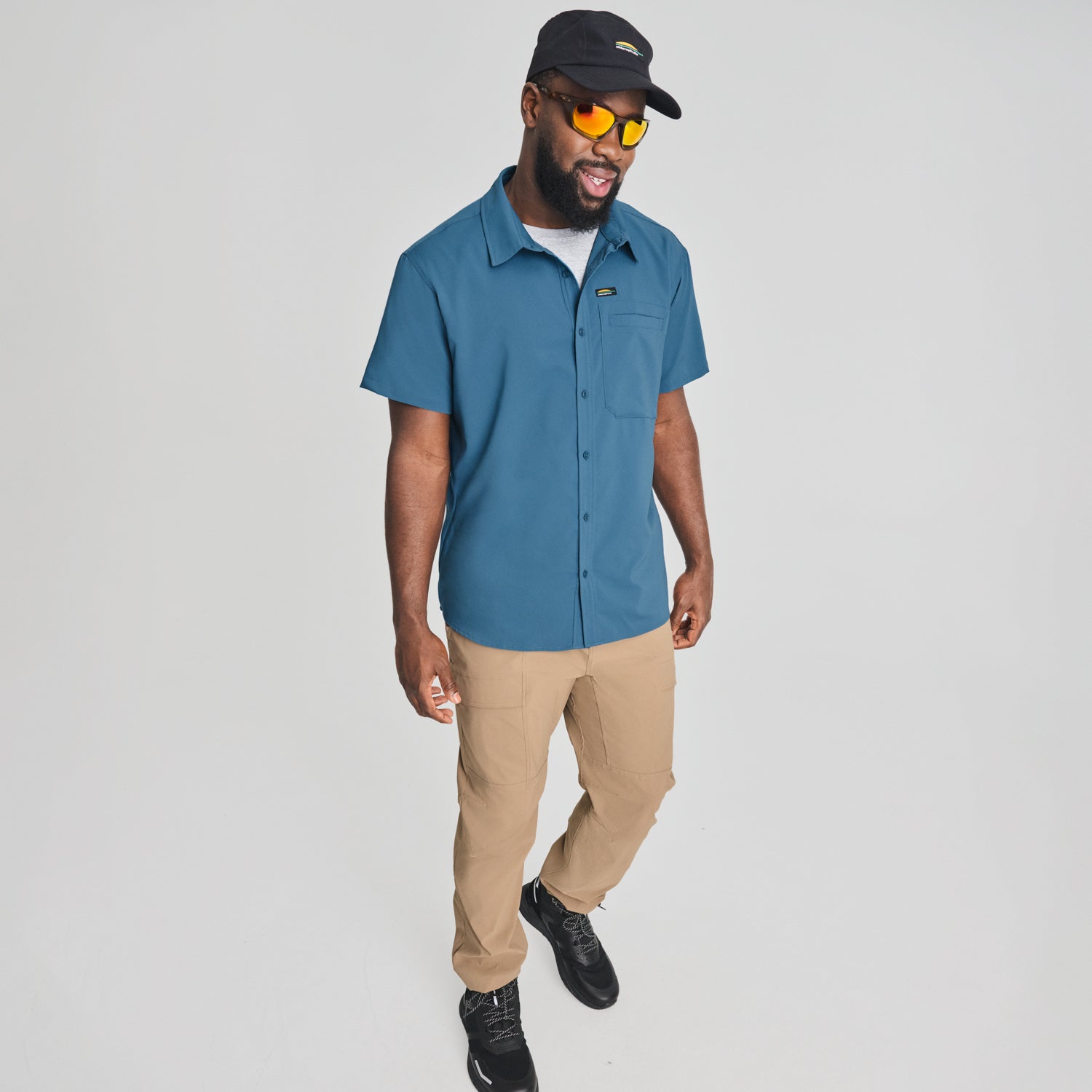 Men's short-sleeve golf shirt Chlorophylle - GASPÉ