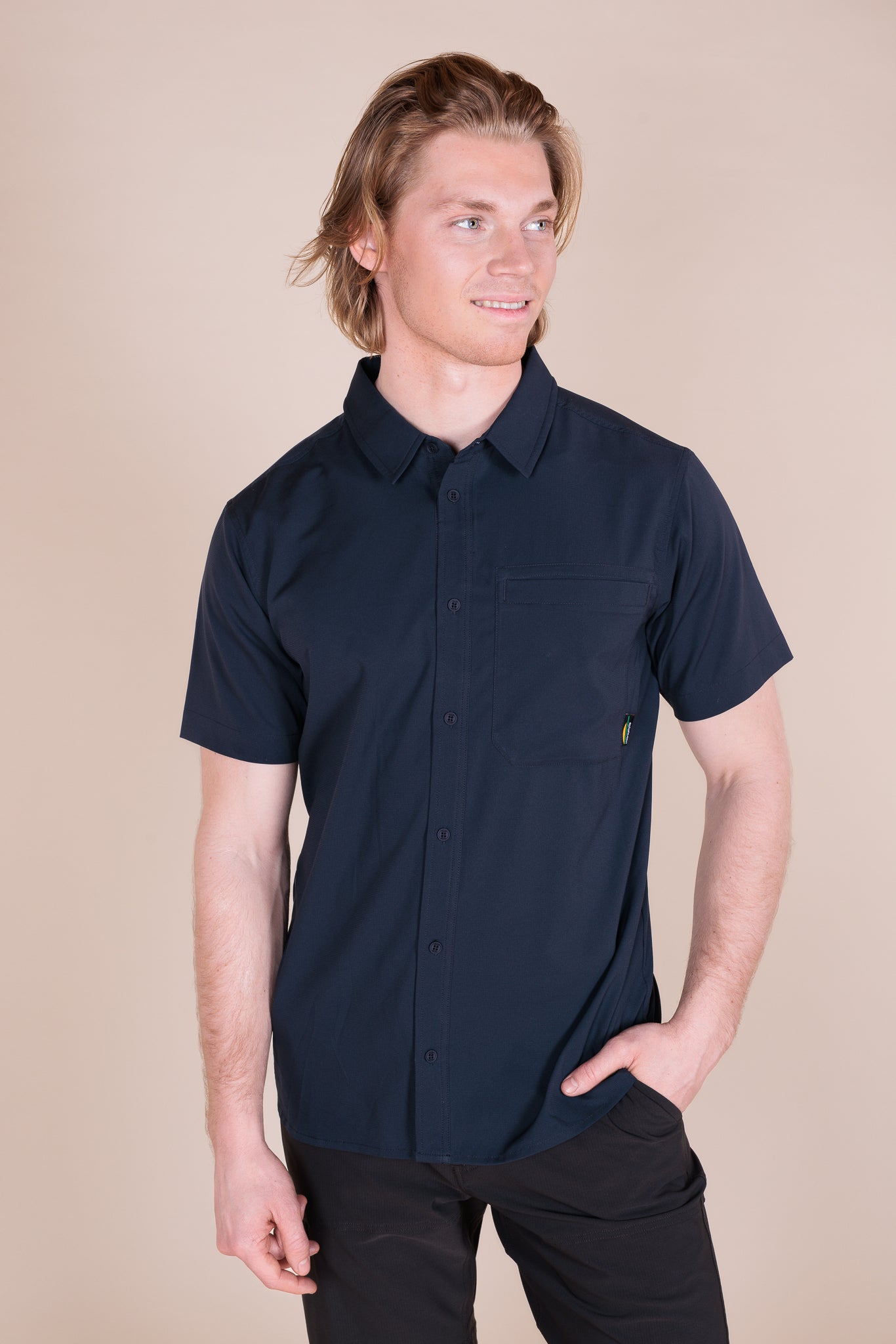 Men's short-sleeve golf shirt Chlorophylle - GASPÉ