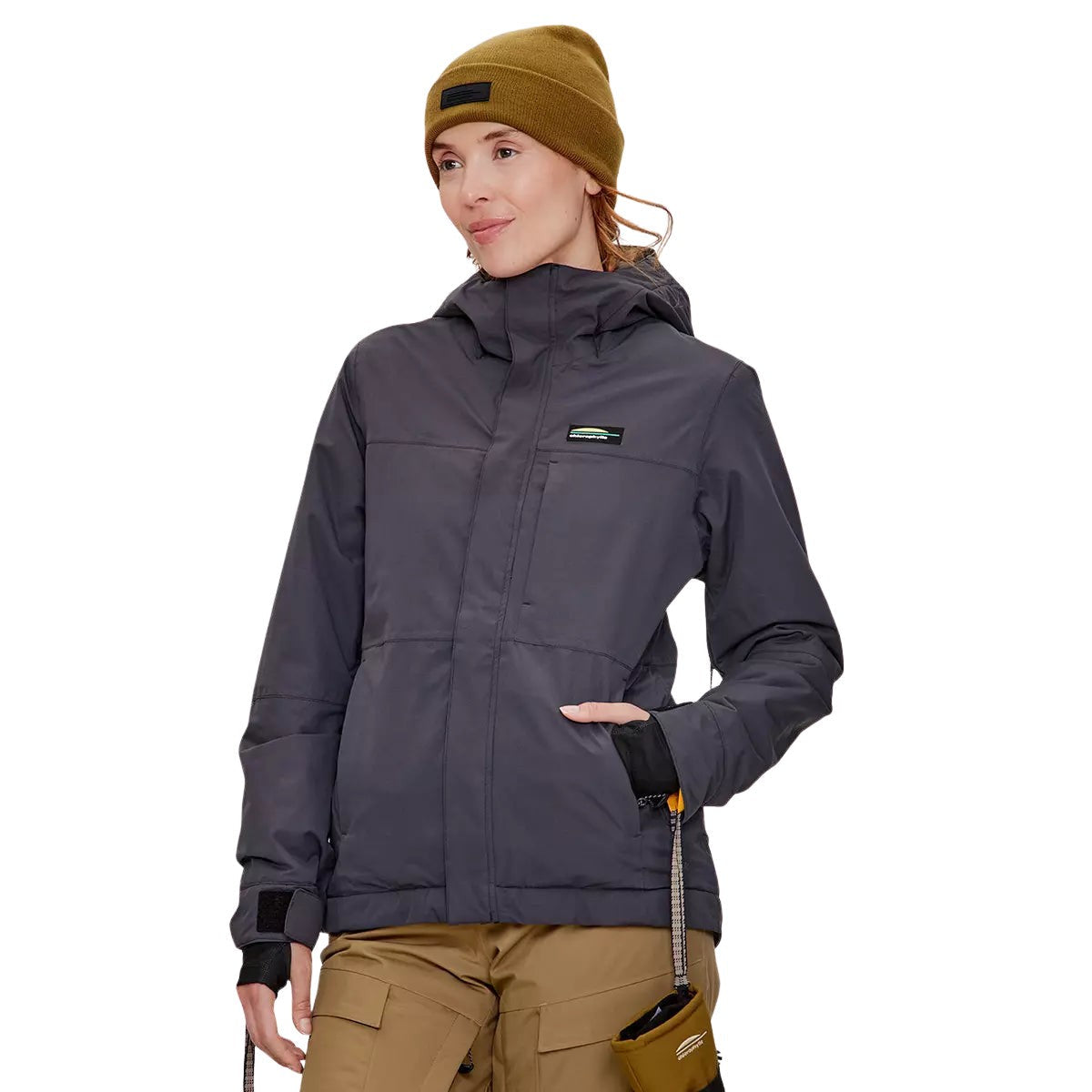 EDELWEISS JACKET - Manteau de ski pour femmes - Chlorophylle