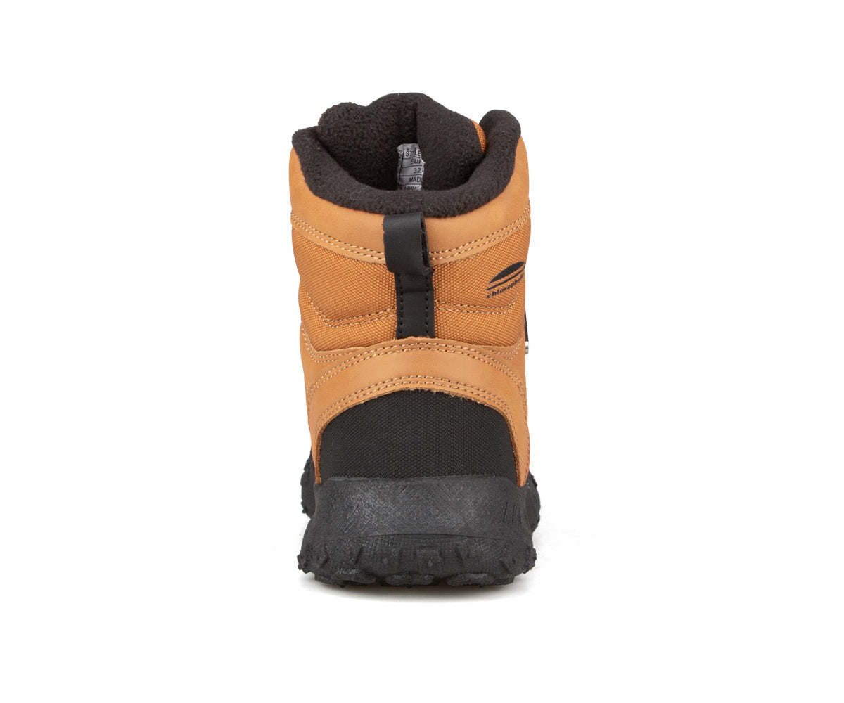 Botte d'hiver Chlorophylle Nordalys pour garçons, taupe, vue de l'arrière