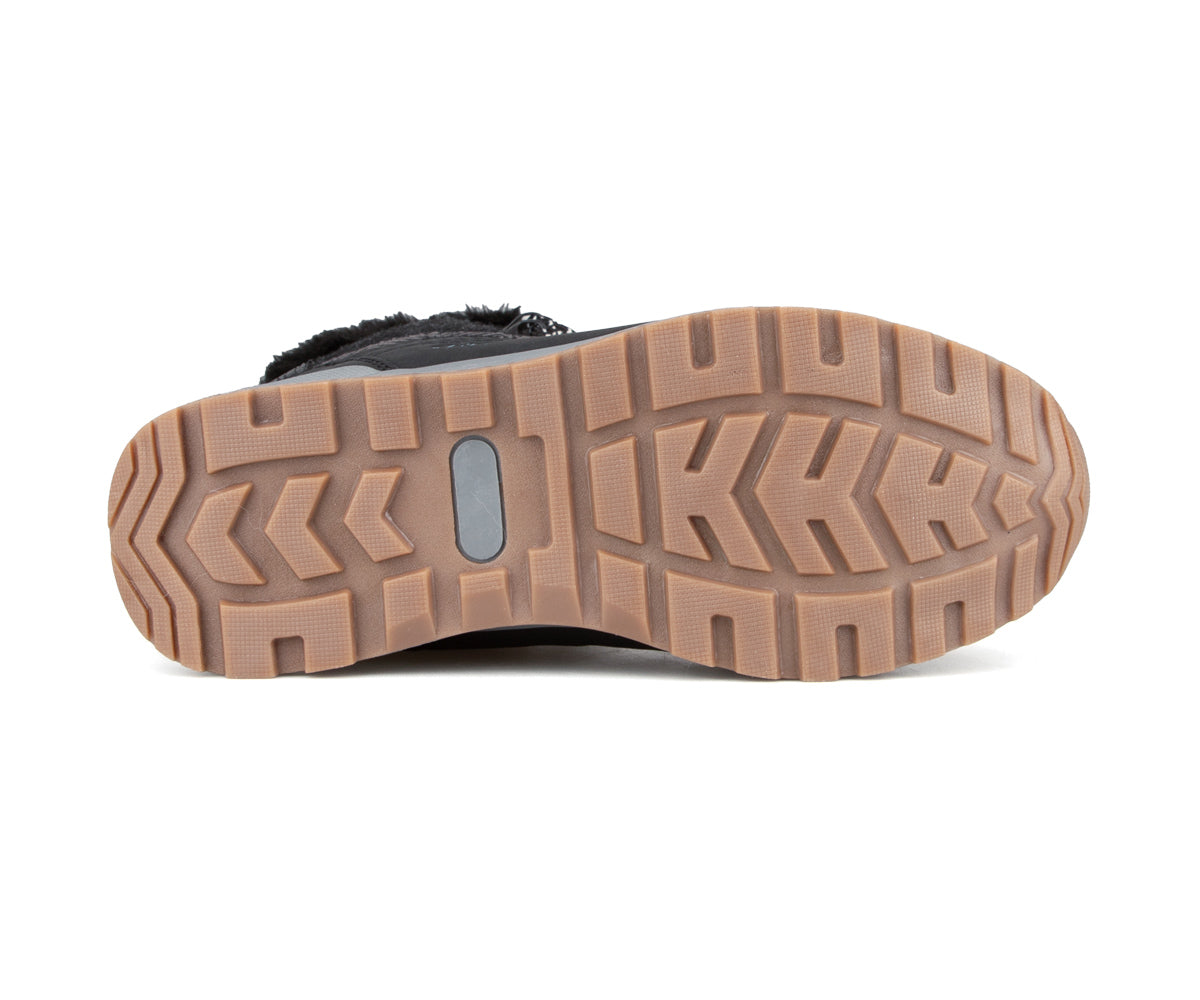 Botte d'hiver Sportia Cliff pour femme, noir, vue de la semelle