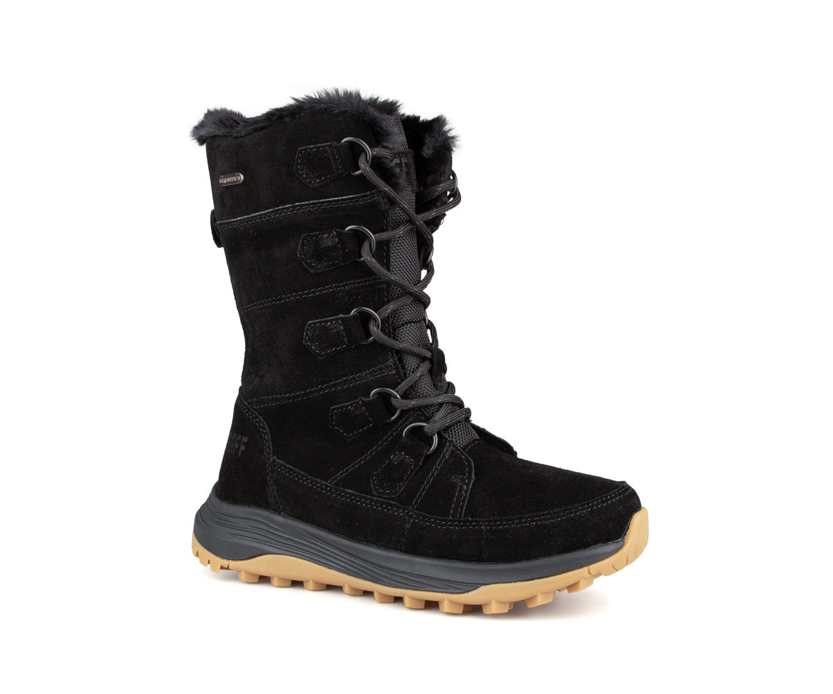 Botte d'hiver Terra Shield Cliff pour femme, noir, vue de trois quarts