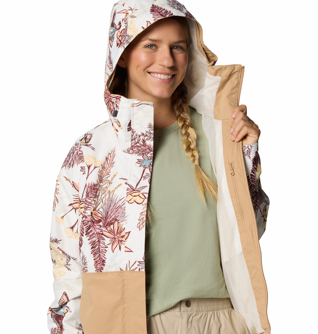 Columbia Women's Waterproof Jacket - HIKEBOUND PRINTED