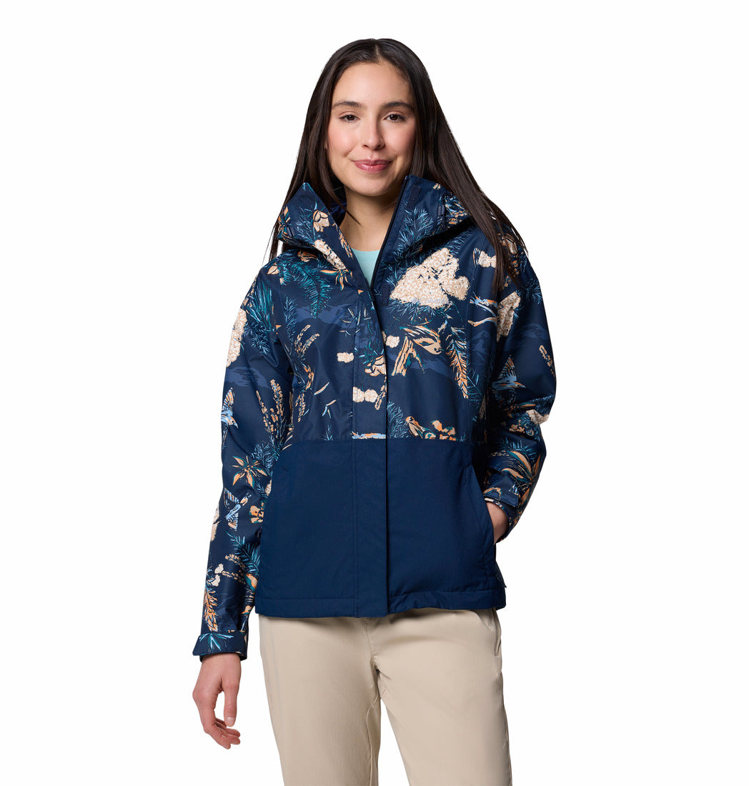 Manteau imperméable Columbia pour femmes - HIKEBOUND PRINTED