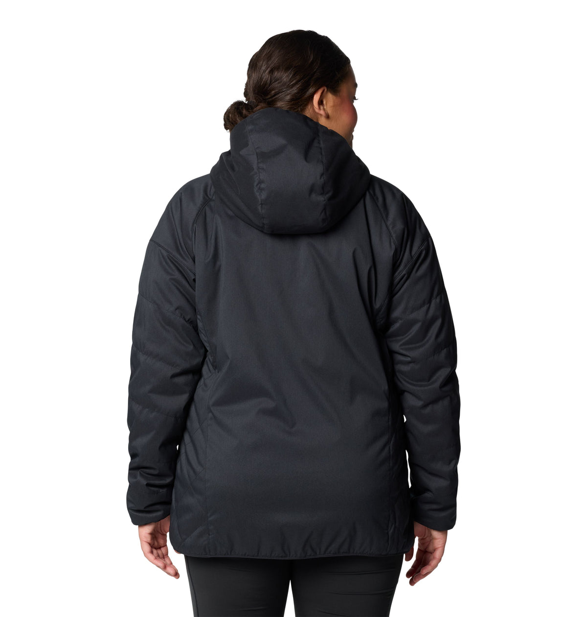 Manteau coquille souple Kruser Ridge III Plush de Columbia pour femmes, noir, vue de dos avec le capuchon