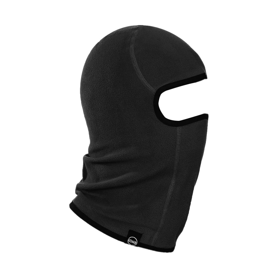 Cagoule en polaire Kombi COZY FLEECE BALACLAVA pour garçons, noire, vue de côté
