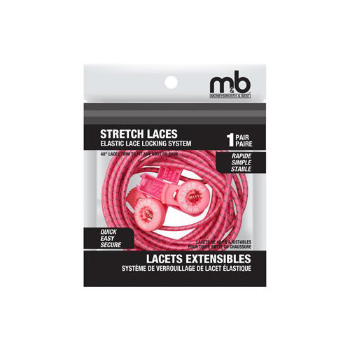Lacets ajustable de 48po Moneysworth - EXTENSIBLES