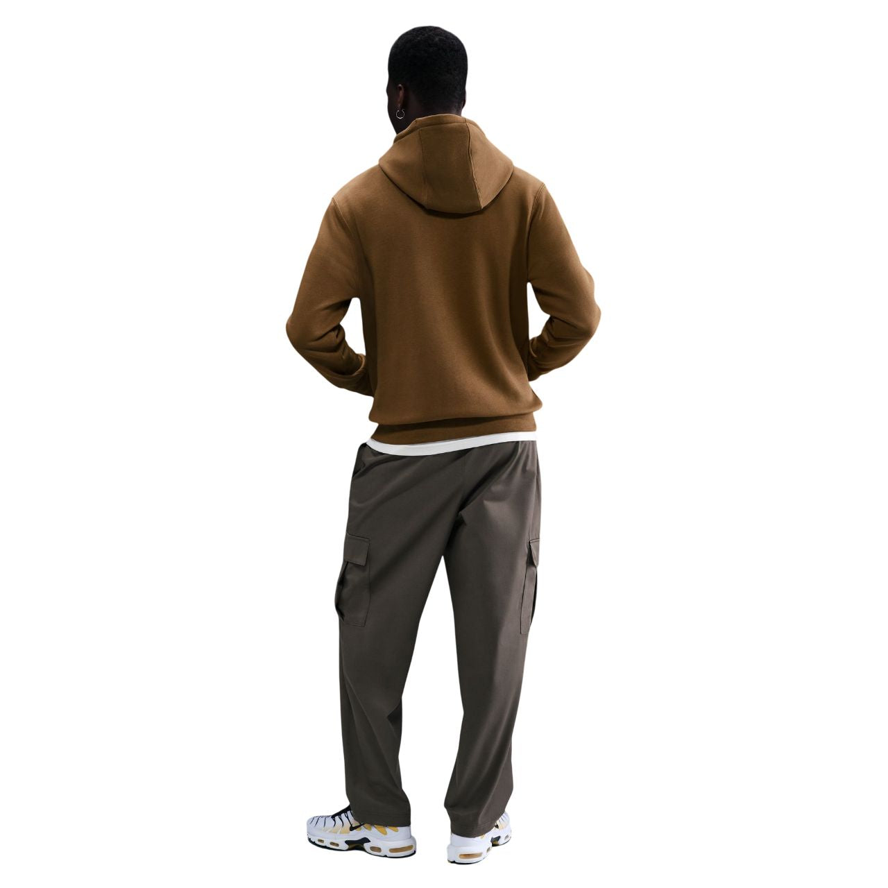 Coton ouaté Nike hommes - CLUB BB PO HOODIE