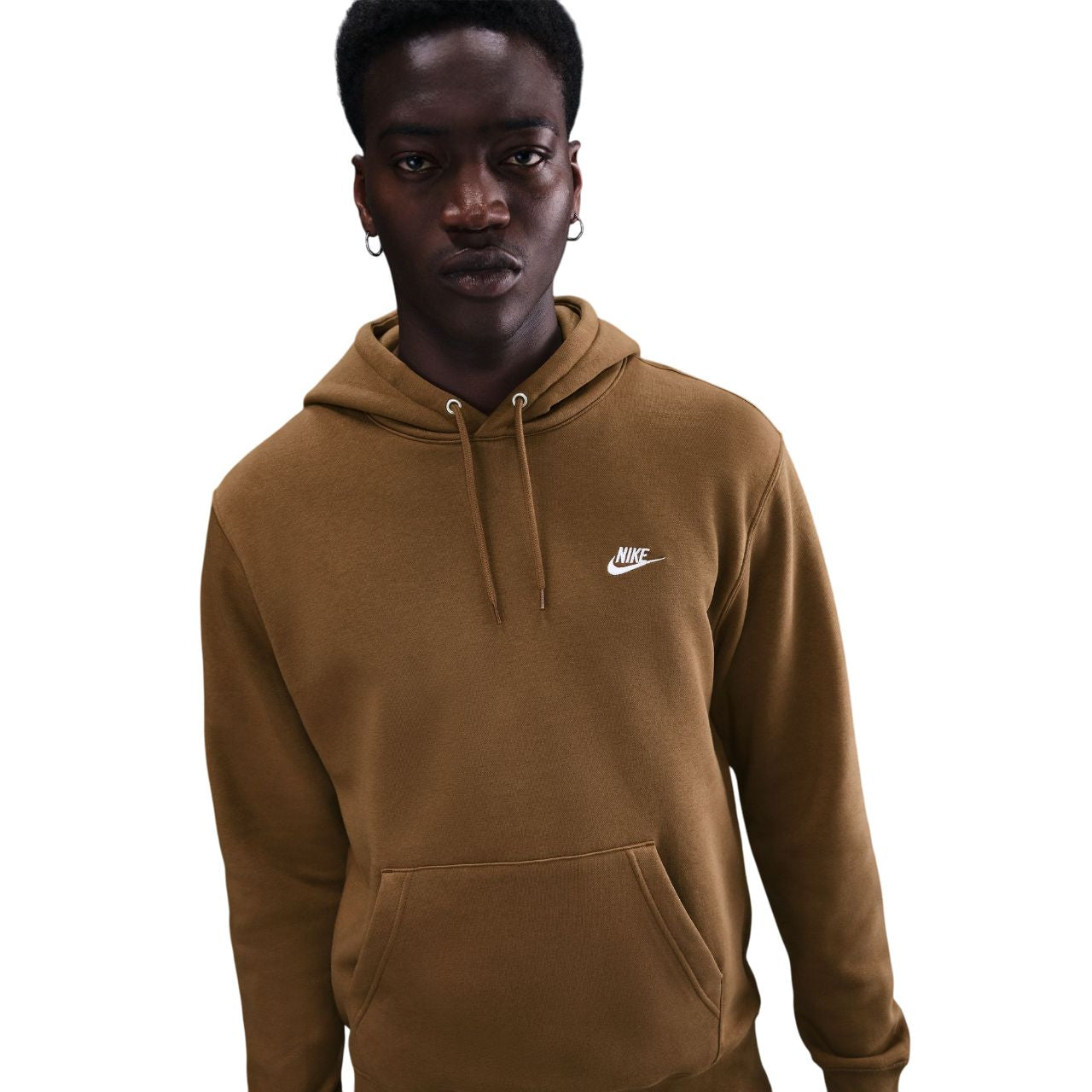 Coton ouaté Nike hommes - CLUB BB PO HOODIE