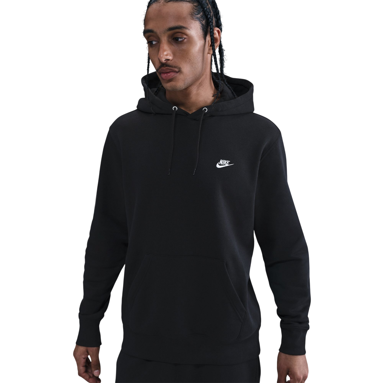 Coton ouaté Nike hommes - CLUB BB PO HOODIE