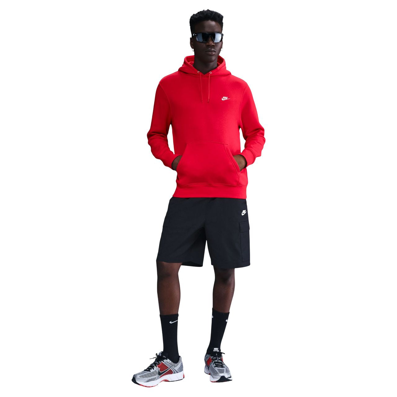Coton ouaté à capuchon Nike pour hommes - CLUB BB