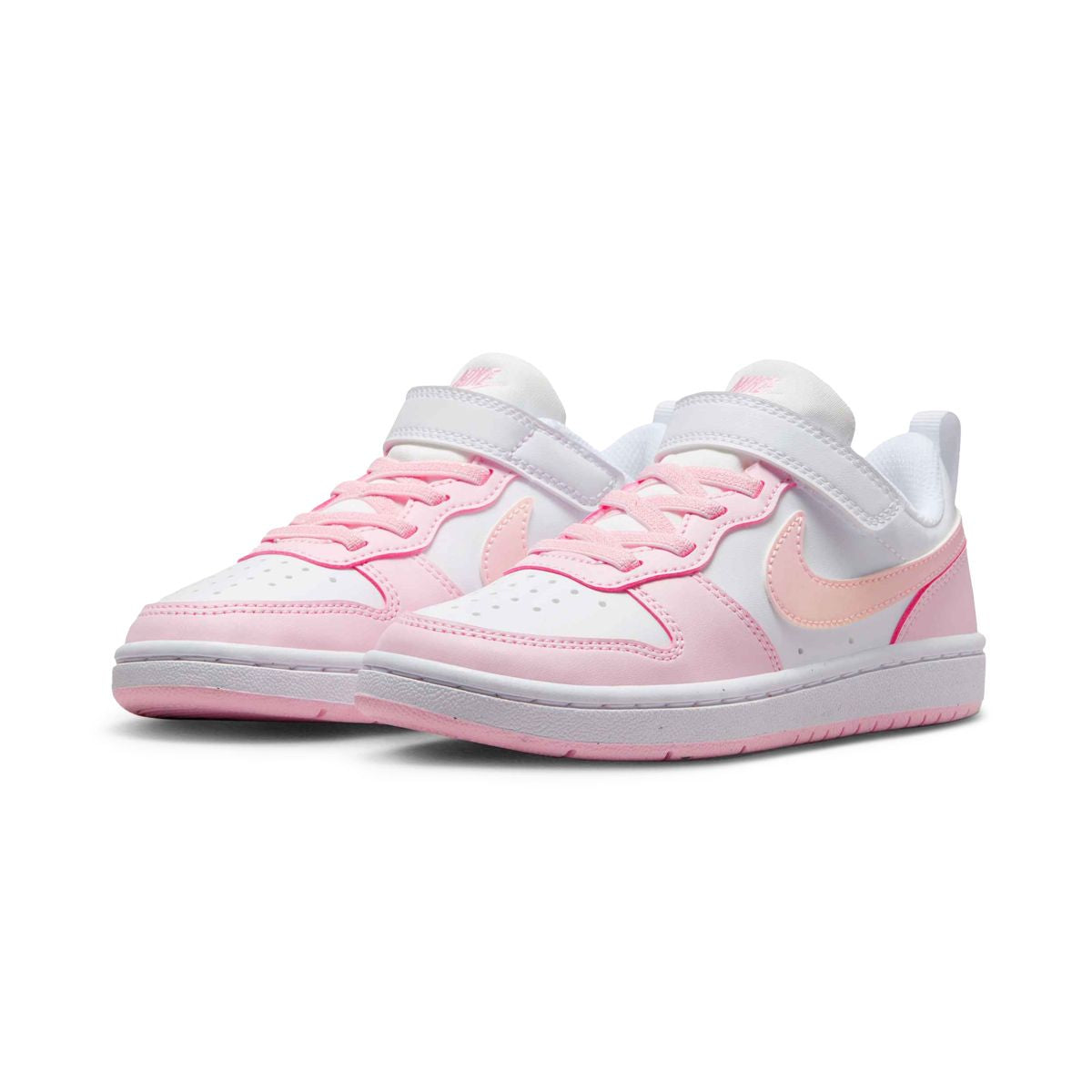 Souliers velcro Nike pour filles - COURT BOROUGH LOW 2