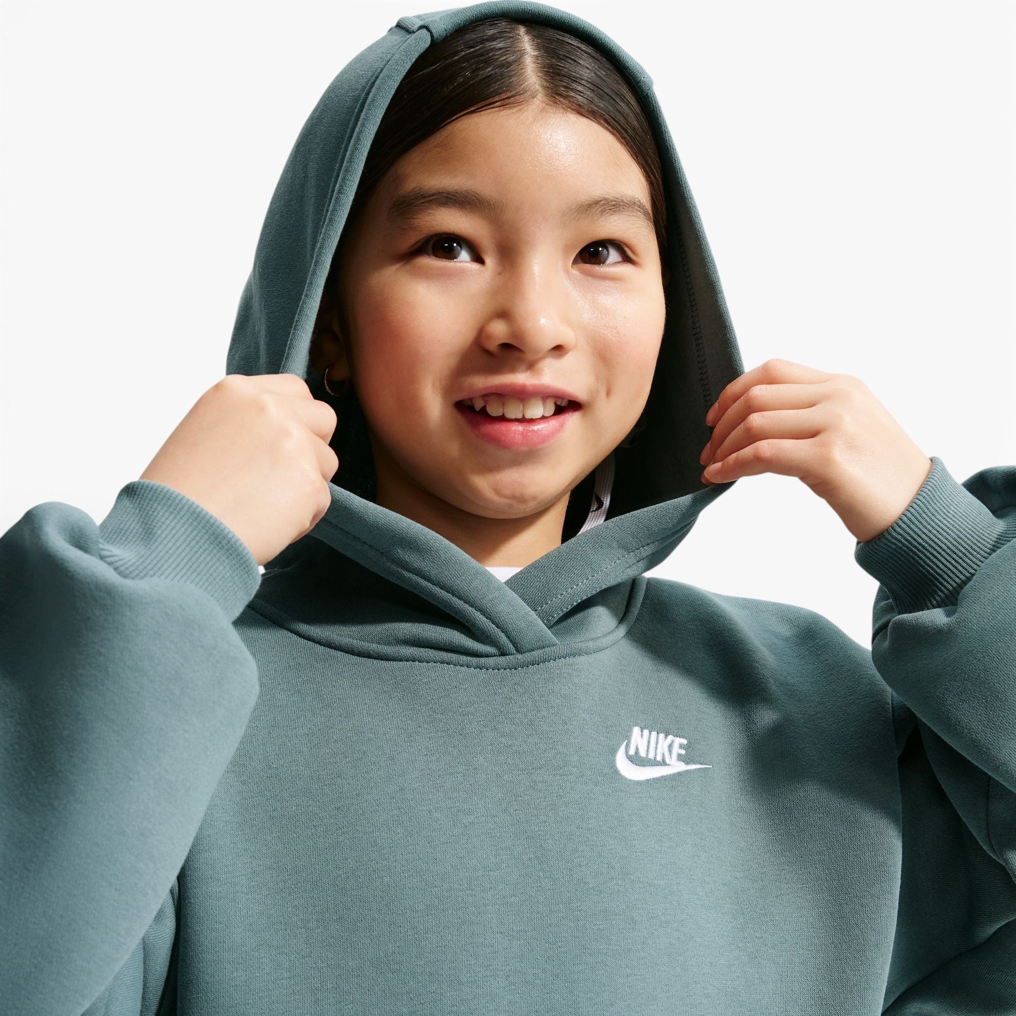 Coton ouaté Nike Filles - NIKESPORTWEAR CLUB OVERSIZED