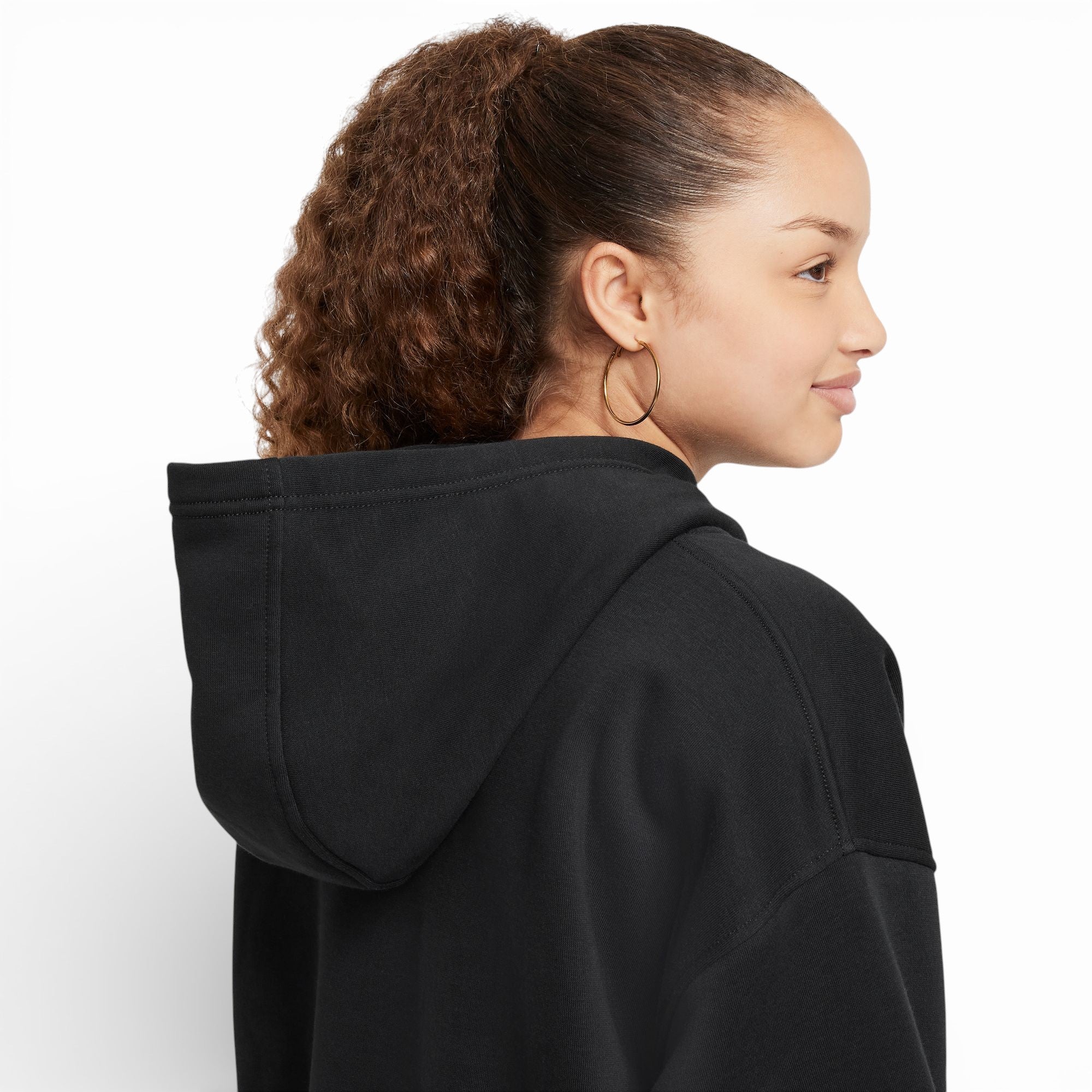Coton ouaté Nike Filles - NIKESPORTWEAR CLUB OVERSIZED