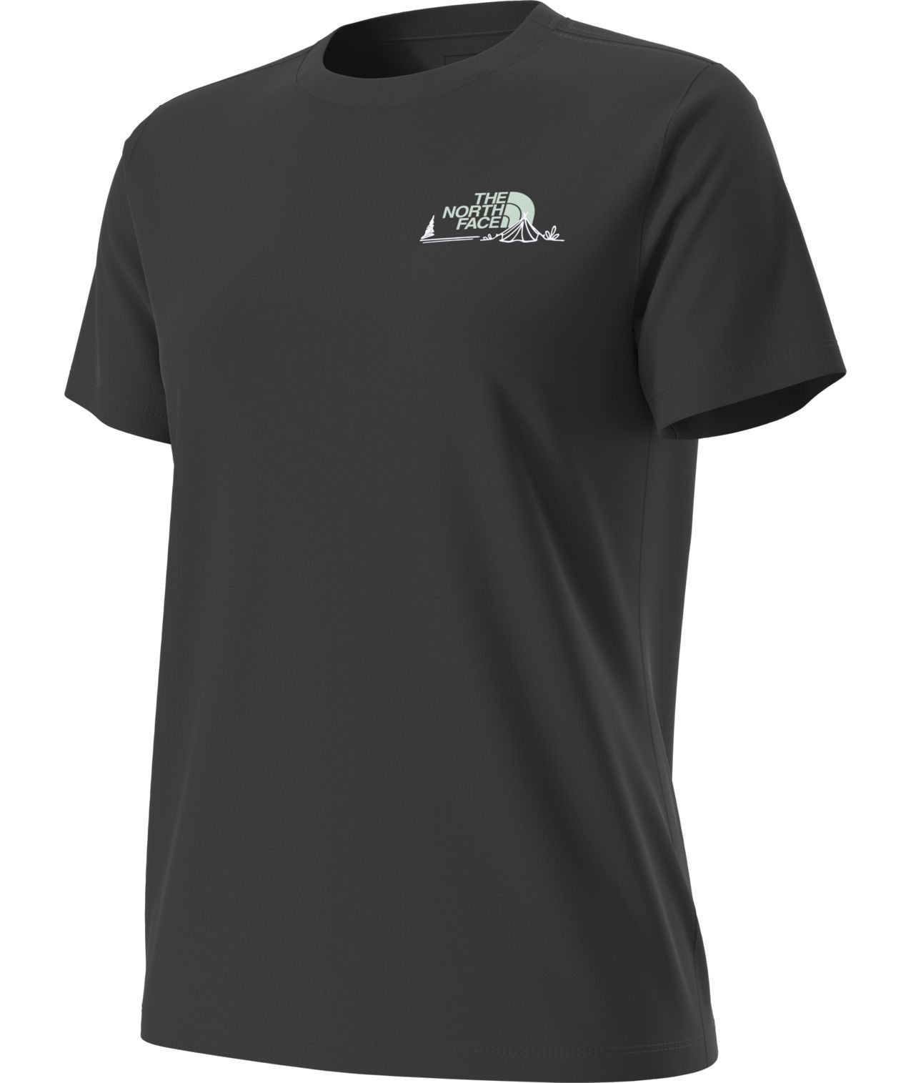 T-shirt The North Face Standard Monte imprimé pour femmes en mélange de coton