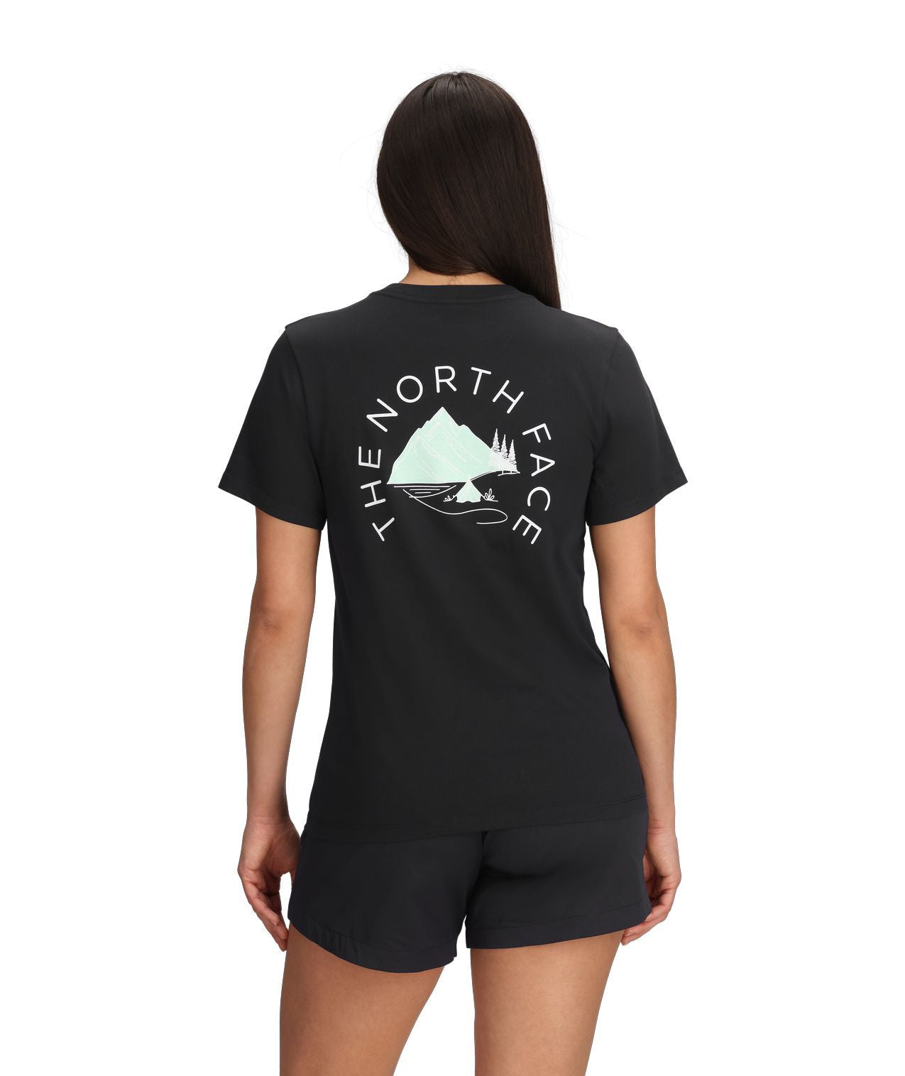 T-shirt The North Face Standard Monte imprimé pour femmes en mélange de coton