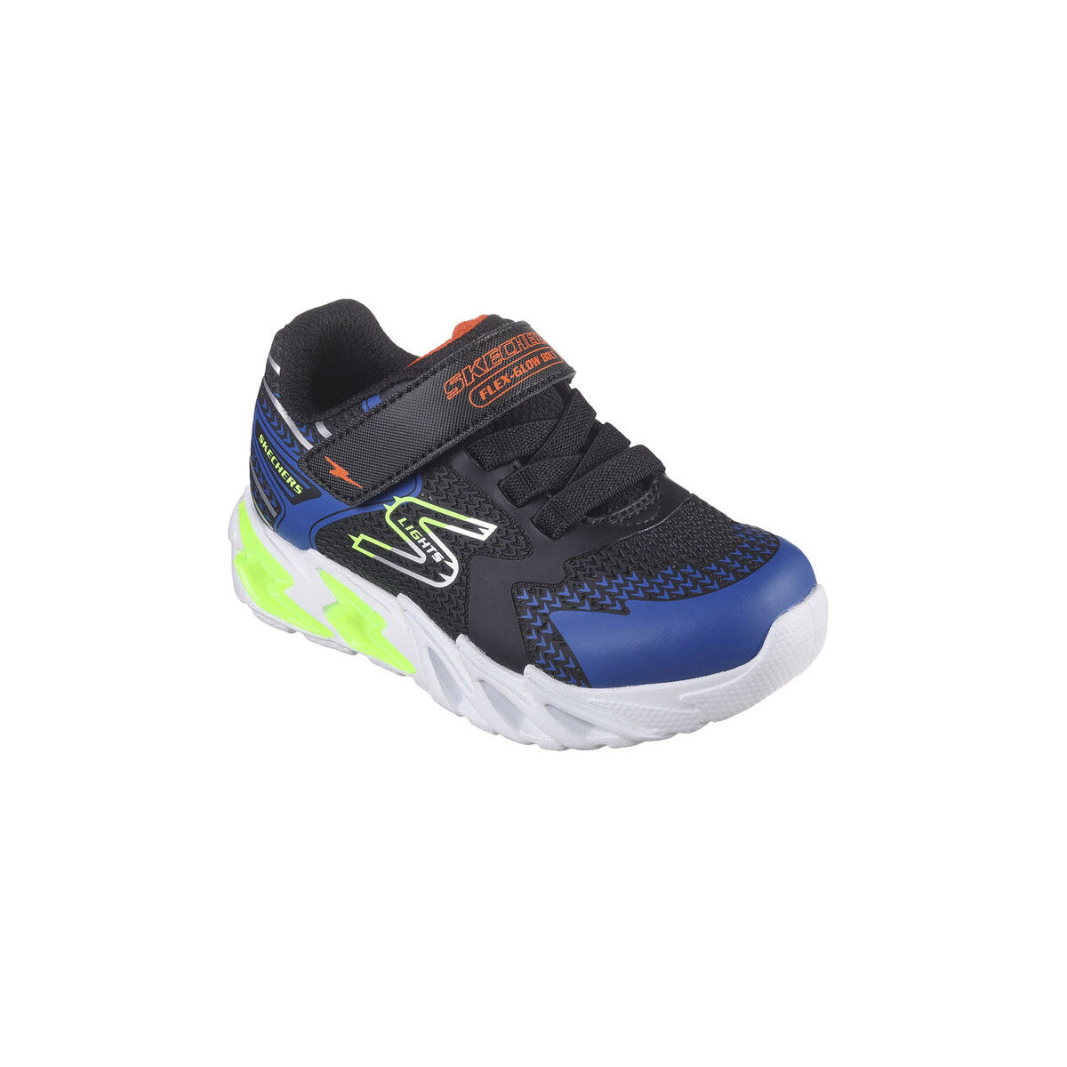 FLEX-GLOW BOLT - Velcro shoes with children's lights - Skechers