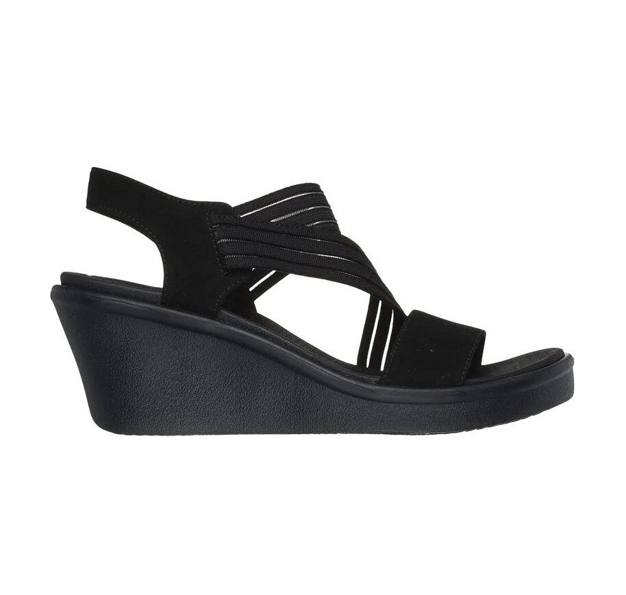 Sandales talon haut pour femmes Skechers - RUMBLE ON LUXE FOAM