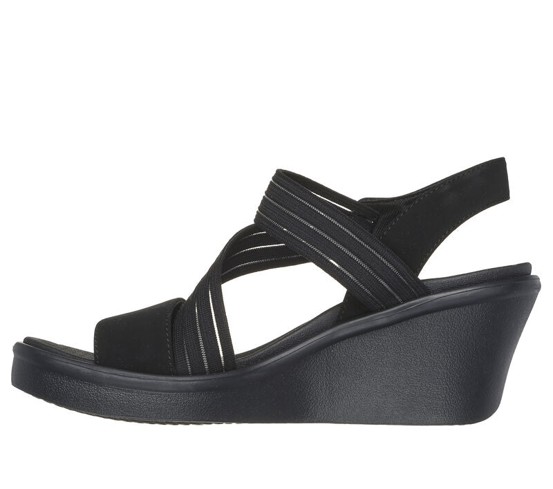 Sandales talon haut pour femmes Skechers - RUMBLE ON LUXE FOAM