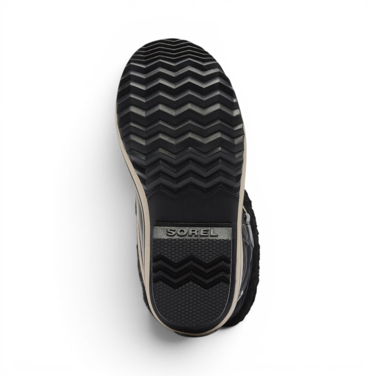 Semelle extérieure en caoutchouc à chevrons des bottes d’hiver Sorel Yoot Pac Nylon pour garçons