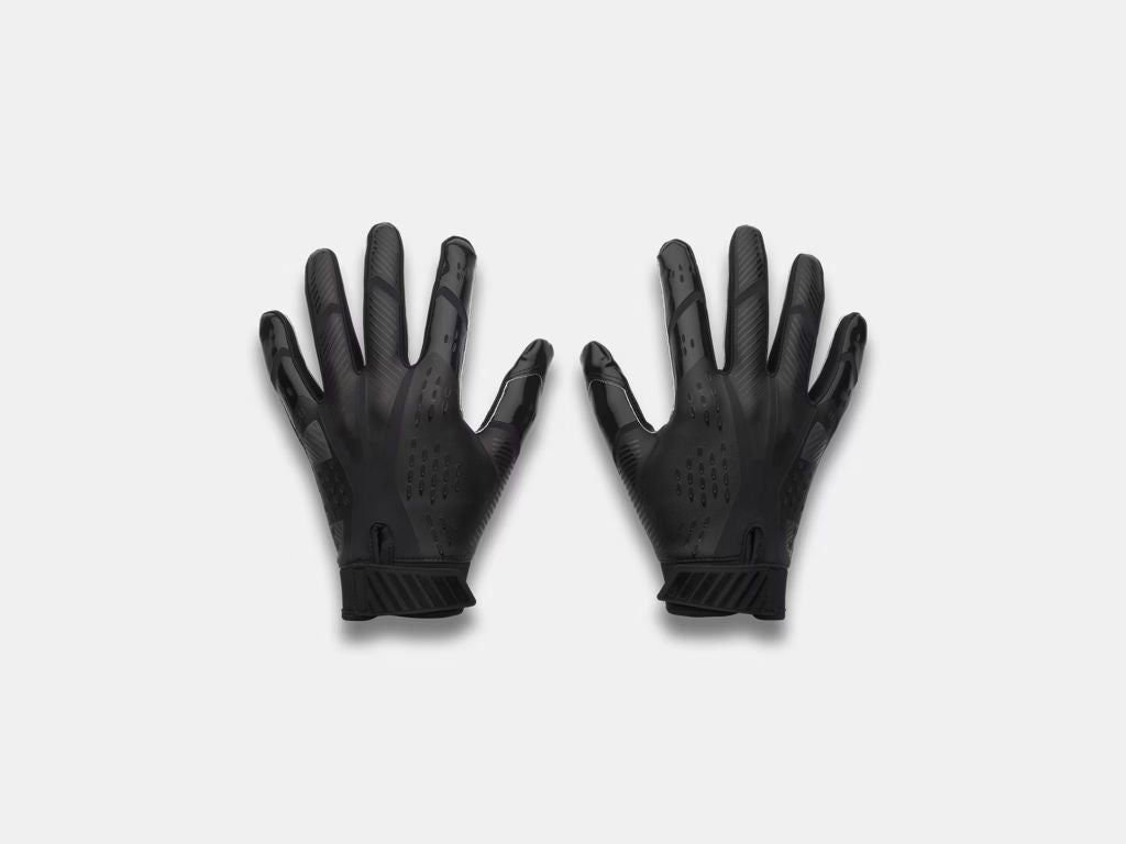 Gants de football Under Armour Blur pour hommes avec paume adhérente GlueGrip