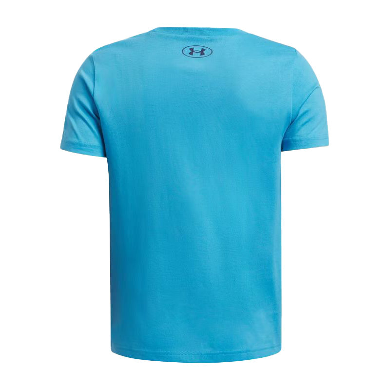 T-shirt pour garçons (Junior) Under Armour - UA B SPLIT BIG LOGO SS