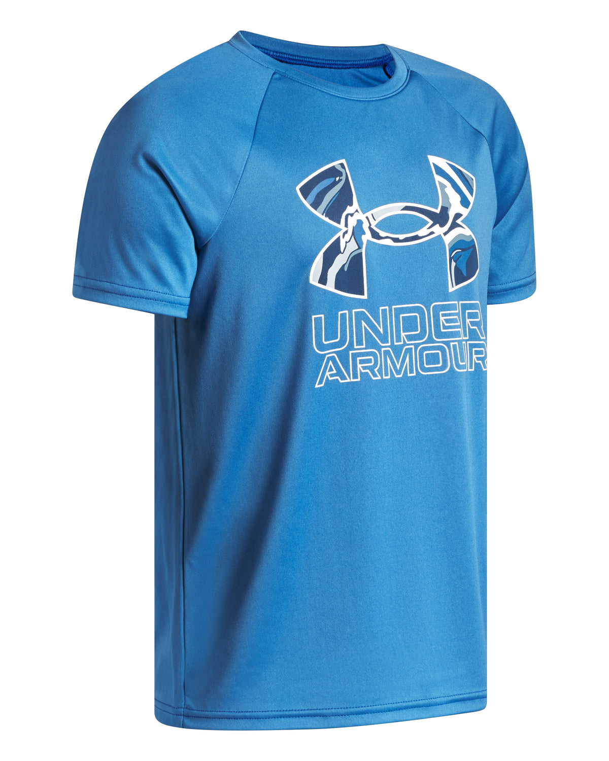 T-shirt Under Armour garçons Junior - UA TECH HYBRID PRINT
