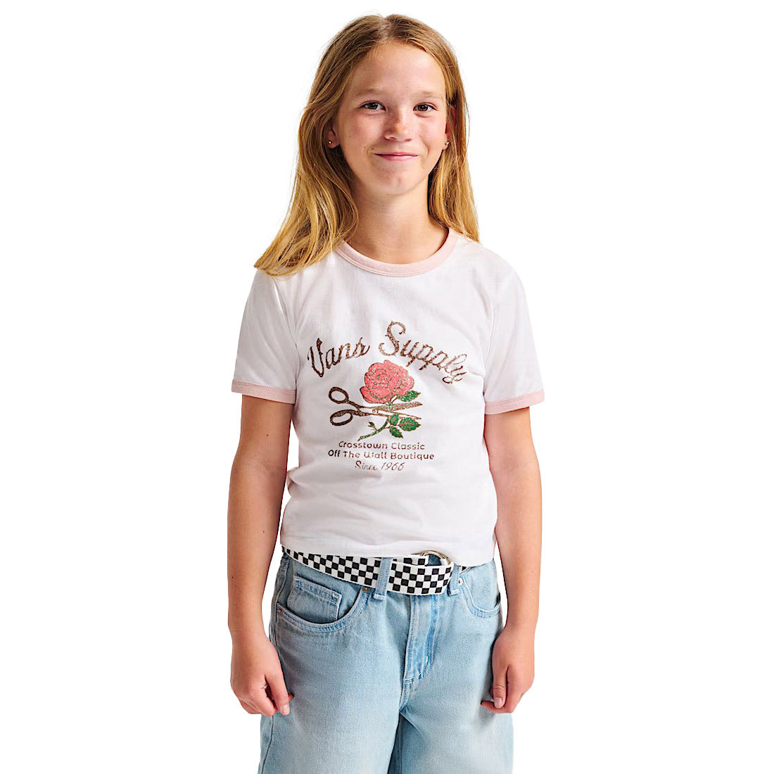 T-shirt for girls (Junior) VANS - SUPPLY BOUTIQUE RINGER