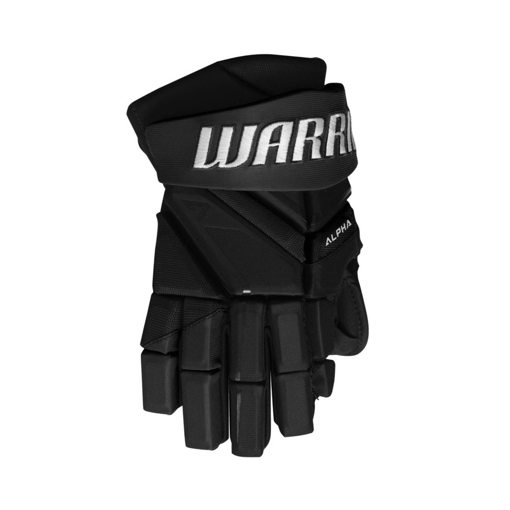 Gant de hockey Warrior LX3T pour adultes, vue de dos de la main avec le logo Warrior sur la manchette