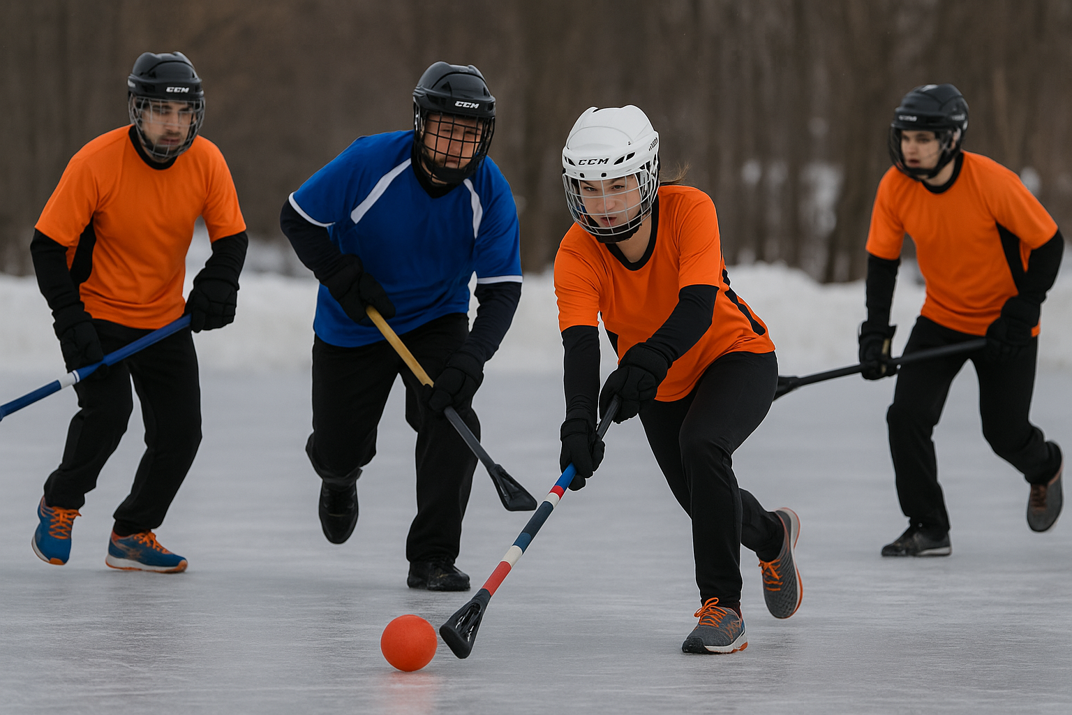 Découvre le ballon-balai : Un sport hivernal pour tous