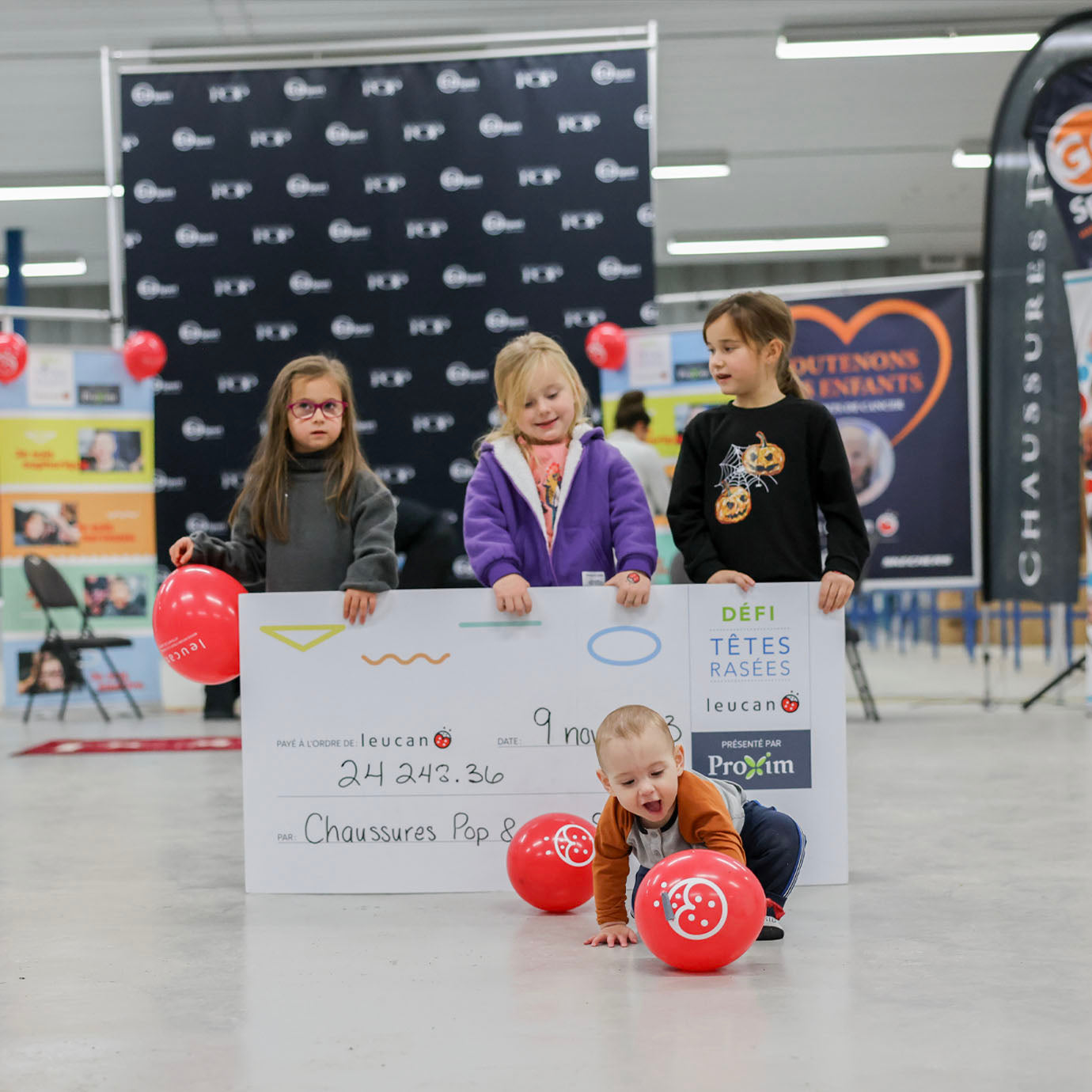 113 748,36 $ remis à Leucan par les magasins Go Sport en trois ans