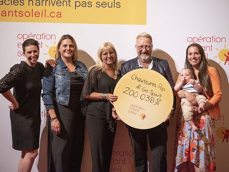 Téléthon Opération Enfant Soleil: un montant de 200 038$ remis