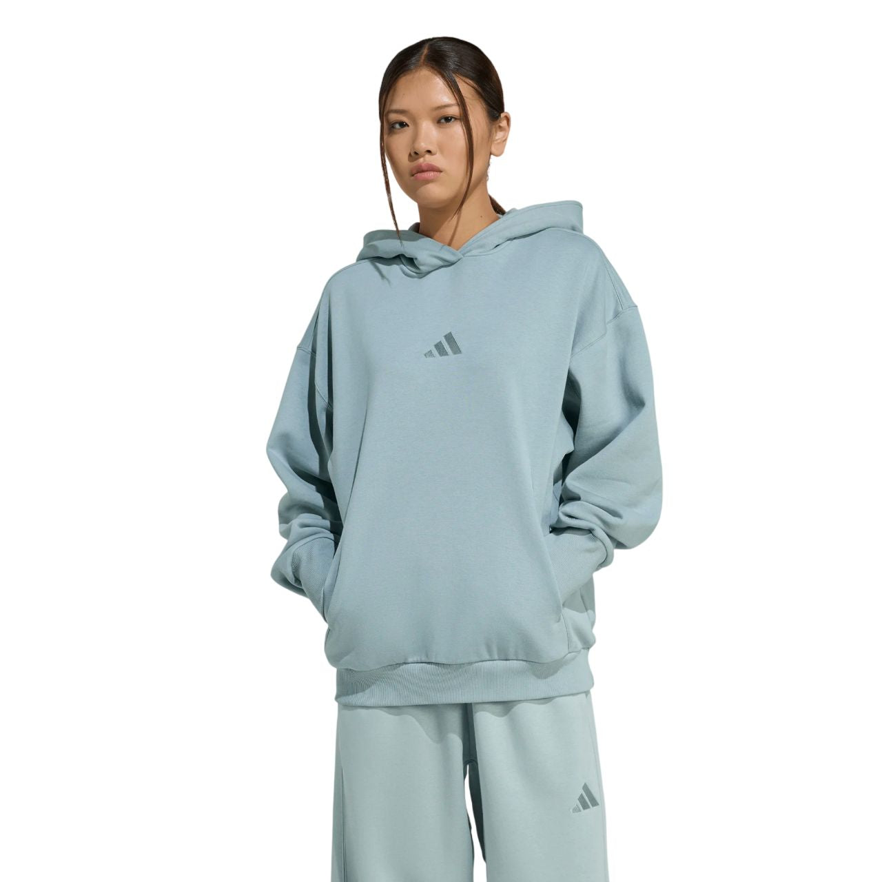 Coton ouaté Adidas pour femmes - ALL SEASON BF HOODIE