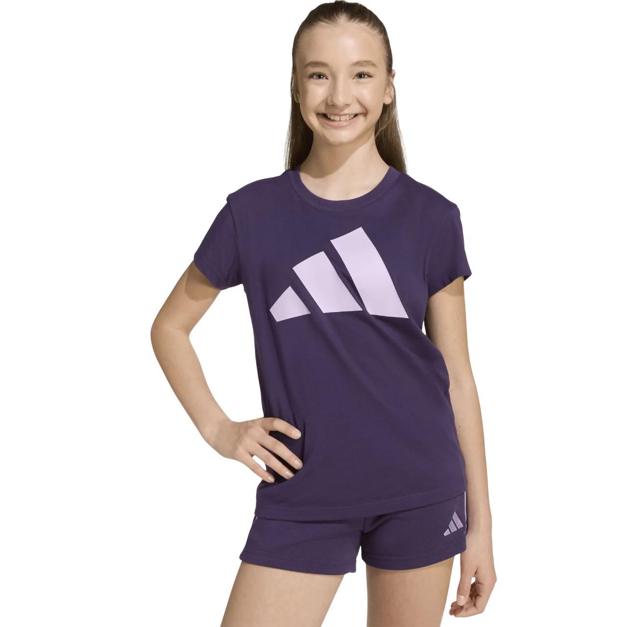 Adidas Girls Junior T-shirt - BIG LOGO TEE