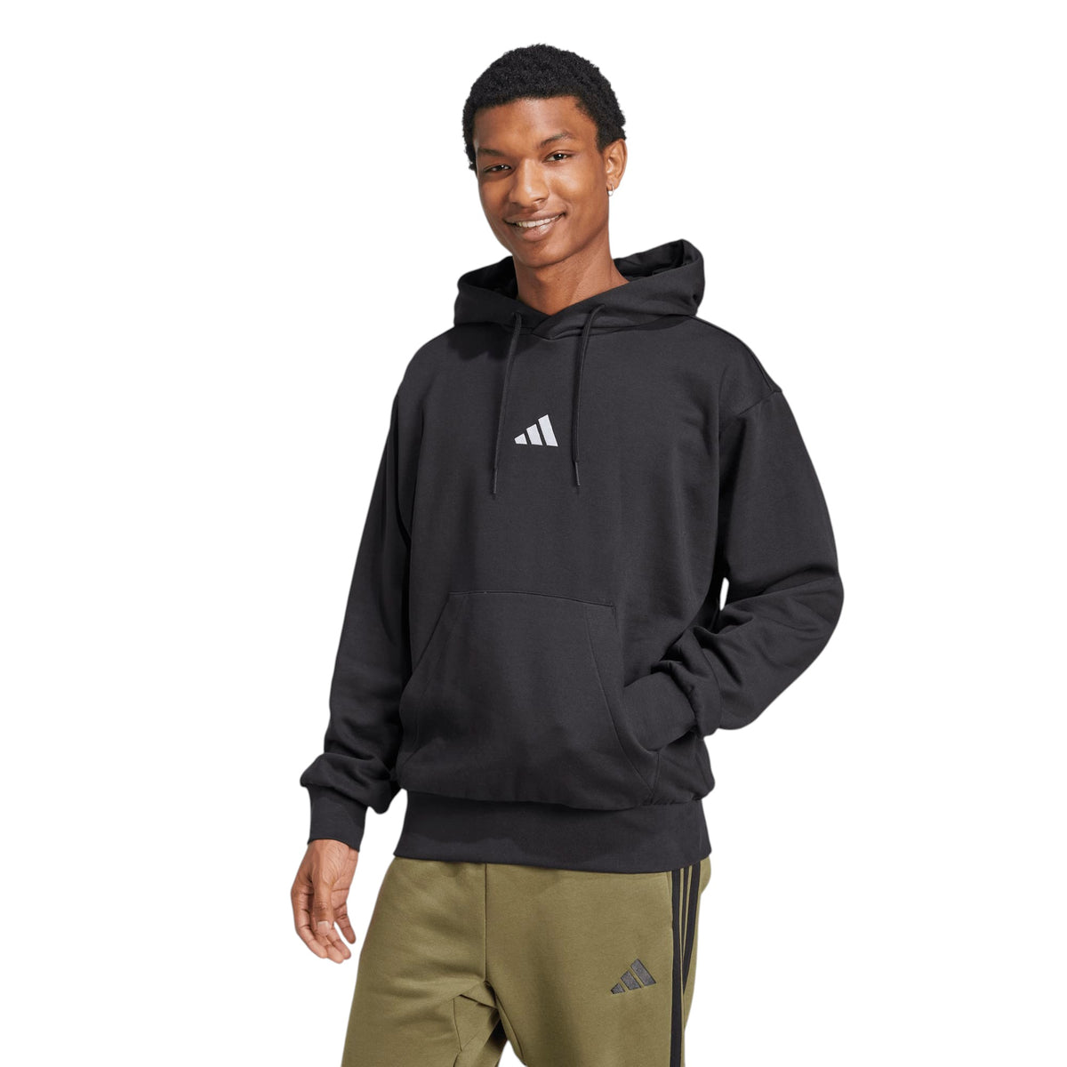 Chandail à capuchon Adidas pour hommes - FLEECOZY