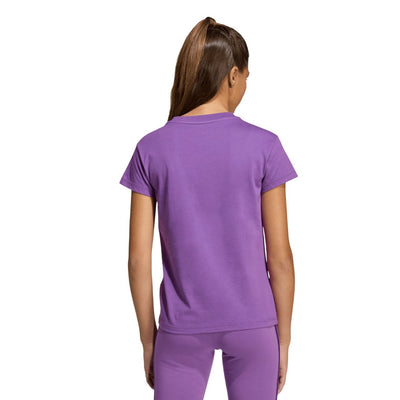 Adidas Girls Youth T-shirt - LARGE EMBLEM SHIRT