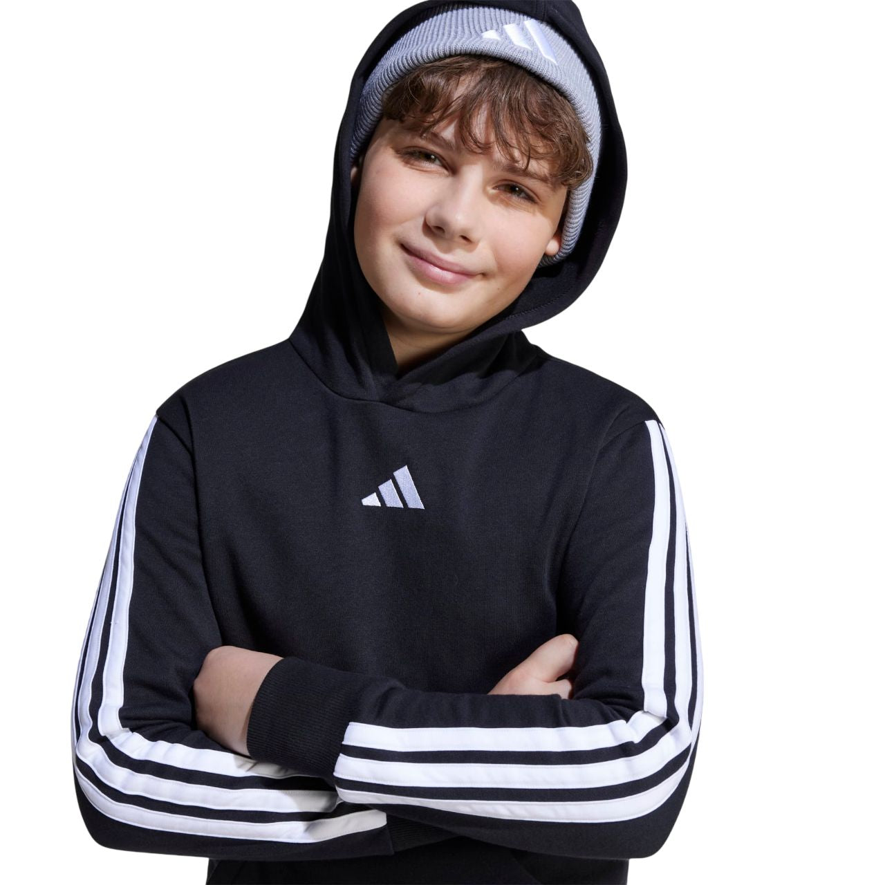 Adidas Junior Fleece Cotton - J 3S FL HD 225