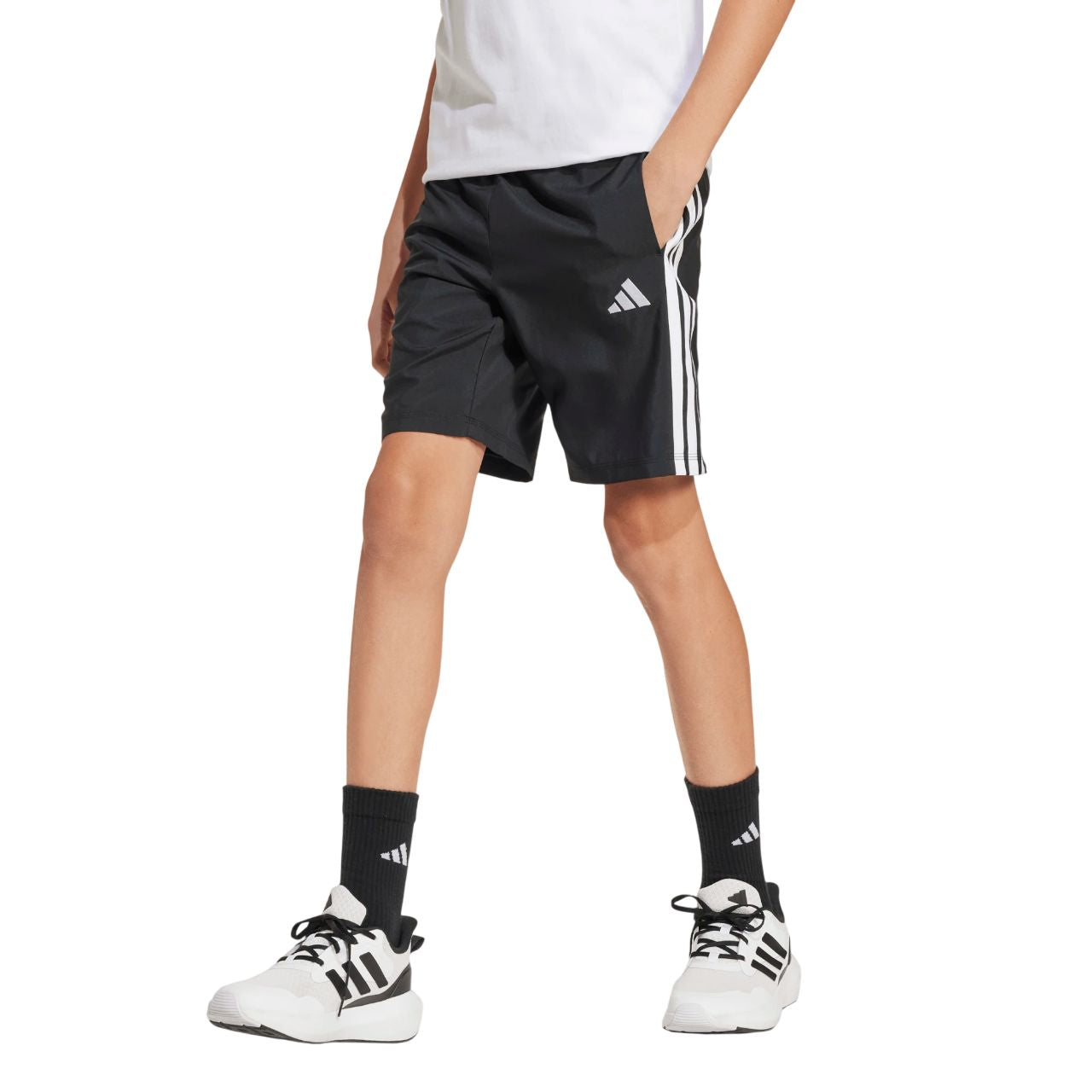 Adidas Short for Youth - Three Stripes Woven Short