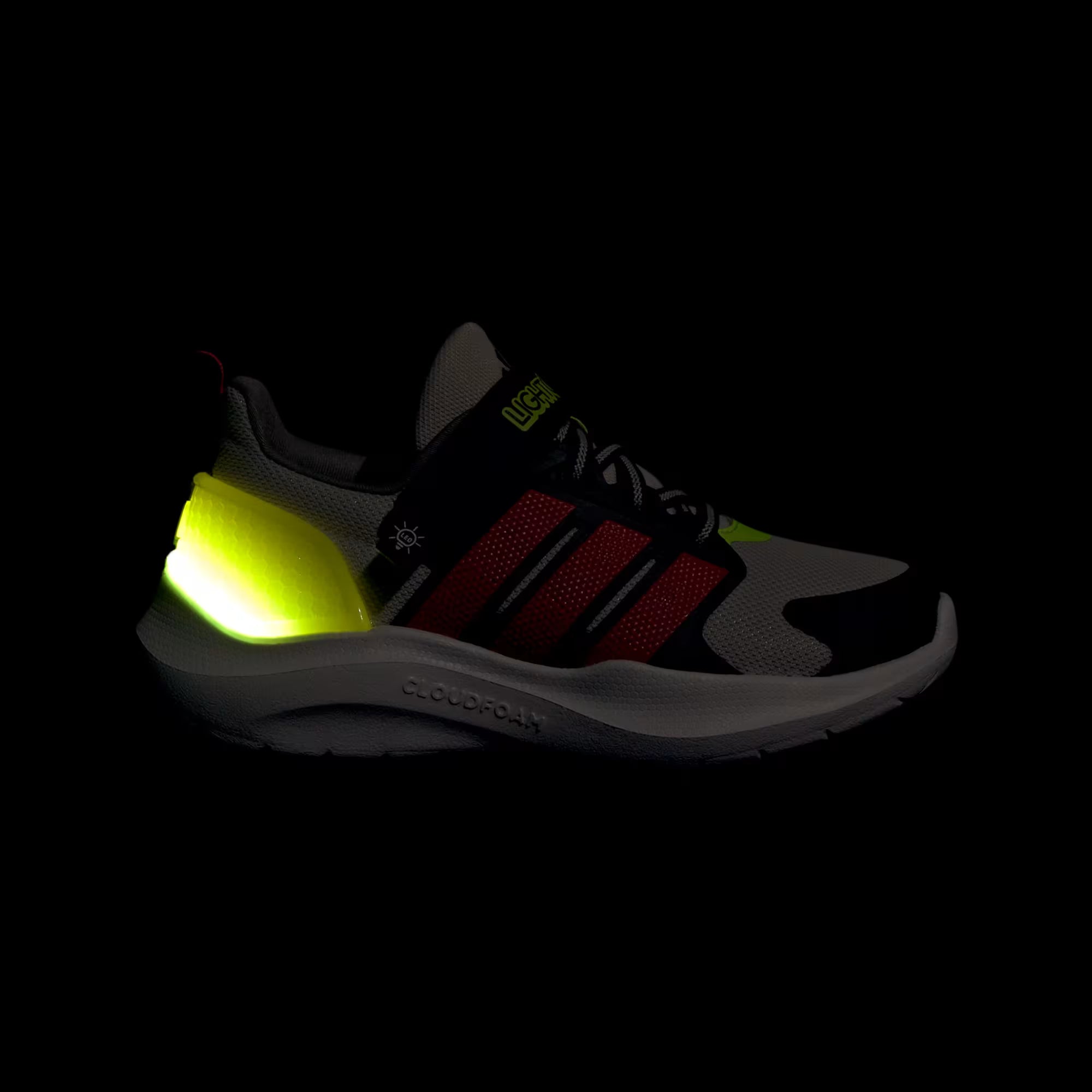 Souliers lumineux Adidas garçons - LIGHTORAMA RNR