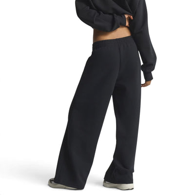 Pantalon Adidas Soft Lux Straight Leg pour femmes, noir, vue de dos