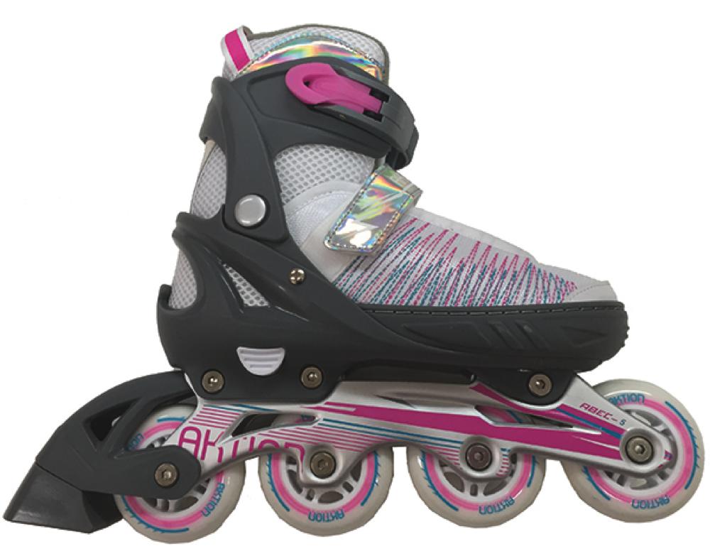 AKTION AK153 - Patins à roues alignées ajustables pour filles