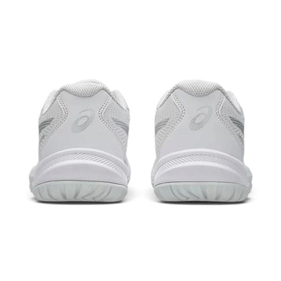 Talons des souliers Asics UPCOURT 6 GS pour enfants, blanc, vue de l'arrière