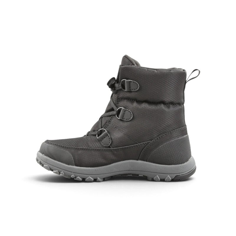 Botte d'hiver Baffin MIST pour femmes, noire, vue de profil avec boucle de tirage