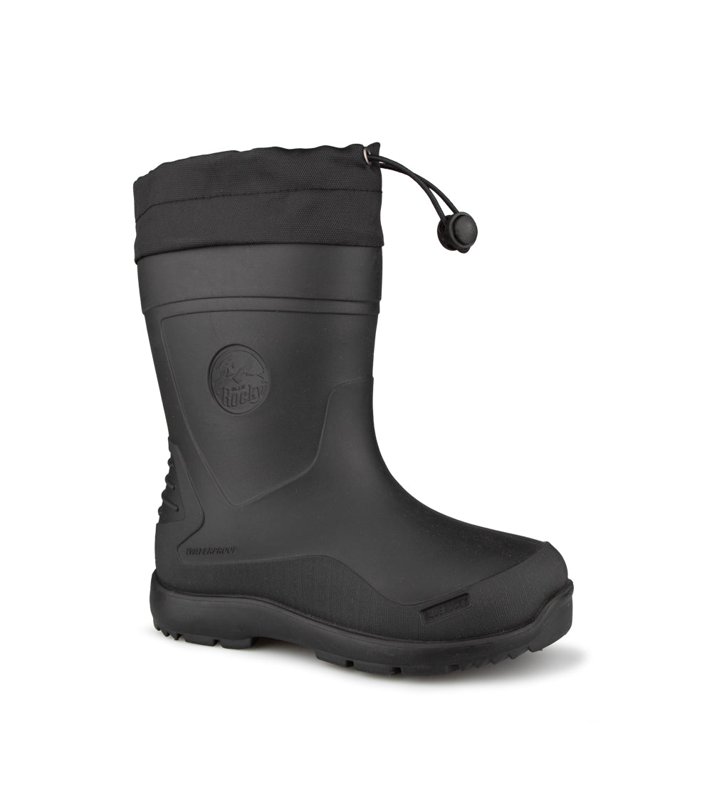 Blue Rocky lined rain boots for toddlers - FRASER