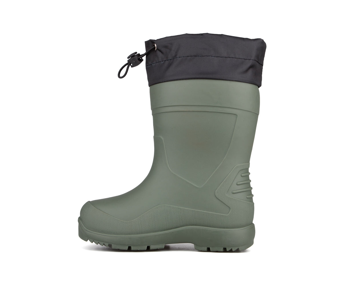 Blue Rocky lined rain boots for toddlers - FRASER